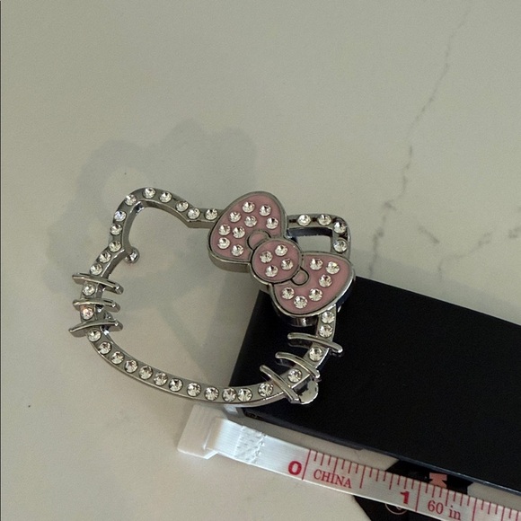 New Womens Sanrio Hello Kitty Bow Bling Belt - Picture 8 of 13